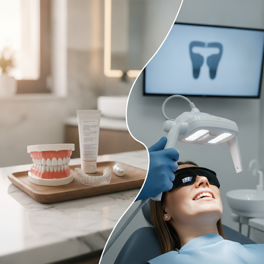 Clareamento Dental Caseiro ou no Consultório em Goiânia: Qual é Melhor?